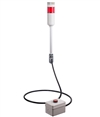 Menics ATEPR-10-R-B 1 Tier Tower Light, Red, w/ Buzzer