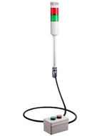 Menics ATEPR-10-RG-B 2 Tier Tower Light, Red Green, w/ Buzzer