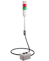 Menics ATEPR-15-RG-B 2 Tier Tower Light, Red Green, w/ Buzzer