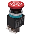 Kacon B30-81L 30 mm E-Stop Switch, Safety Lock