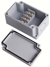 Boxco BC-ABB-4P 4 Position, 8 Terminal Enclosure, Gray, 2.17" x 3.58" x 1.69"