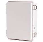 Boxco BC-AGP-162110 Hinged Lid Enclosure, Solid Gray, ABS Plastic