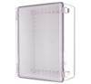 Boxco BC-ATP-304015 Hinged Lid Enclosure, Clear Cover, ABS Plastic