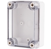 Boxco BC-ATS-081104 Screw Cover Enclosure, Clear Cover, ABS Plastic