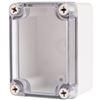 Boxco BC-ATS-081107 Screw Cover Enclosure, Clear Cover, ABS Plastic