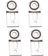 Boxco Large Steel Wall Mount Bracket, 4 Pack