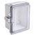Boxco BC-CTP-091207 Hinged Lid Enclosure, Clear Cover, Polycarbonate
