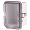 Boxco BC-CTP-091208 Hinged Lid Enclosure, Clear Cover, Polycarbonate