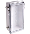 Boxco BC-CTP-112107 Hinged Lid Enclosure, Clear, Polycarbonate