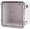 Boxco BC-CTP-151512 Hinged Lid Enclosure, Clear Cover, Polycarbonate