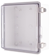 Boxco BC-CTP-212110 Hinged Lid Enclosure, Clear Cover, Polycarbonate