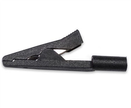 Mueller BU-109-0 Black Insulated Alligator Clip