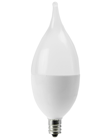 Kobi Electric CBT-60-40 6W LED Candle Light, 4000K, Bent Tip