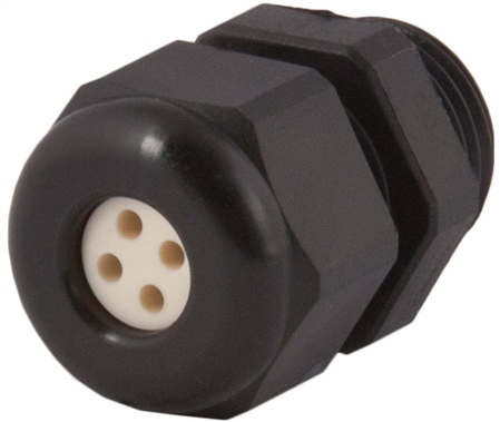 CD09N1-BK Cable Gland with 3/8" NPT Size Thread