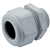 M12 Gray Plastic Dome Strain Relief Fitting