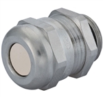 Sealcon CD16NP-BR Nickel Plated Brass 1/2" NPT Dome Solid Insert Cord Grip, 1.46" Length