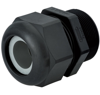 Sealcon M20 Black Plastic Strain Relief Fitting CD20MR-BK