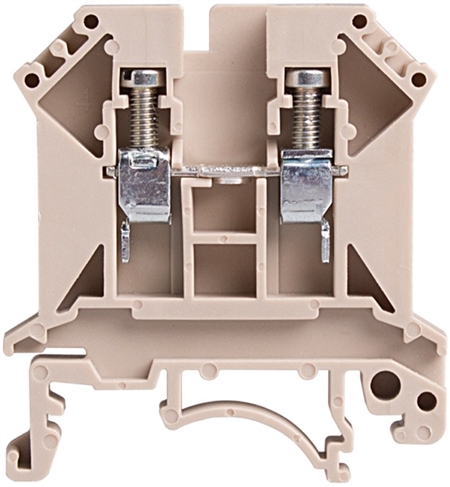 Deca CDU10N Screw Clamp DIN Rail Terminal Block