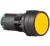 Deca CP2B-A1E10Y 22 mm Maintained Push Button, Flush Head, Yellow