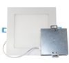 Euri Lighting 12W 6" Slim Square LED Down Light, 3000K