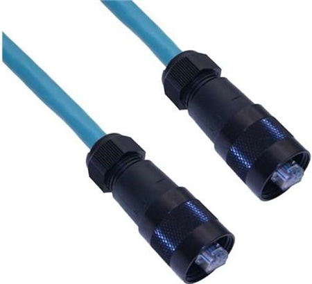 Mencom Ethernet Cordset Male Straight / Male Straight - E45V3-8MMP-10M