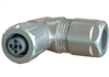 Sealcon M12 Connector, Female Right Angle, 4 Pin, L Code