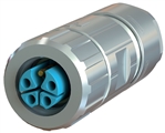 Sealcon M12 Connector, Female Straight, 4 Pin, 14-16 AWG
