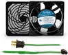 GCAB703 120 mm 120V Cooling Fan Kit w/ Green Fan Cord