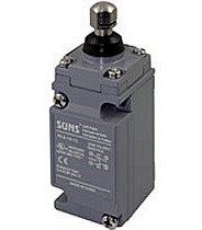 Suns HLS-2A-13 Heavy Duty Limit Switch, 2NO/2NC, Adjustable Top Plunger