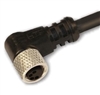 HTP 08FA4A5Z Female Right Angle M8 Molded Cable