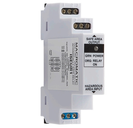 Macromatic 1 Channel Intrinsically Safe Relay, 102-132VAC / 10-125VDC