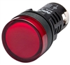 Kacon KPL-R-110V 22 mm Pilot Lamp, Round, Red