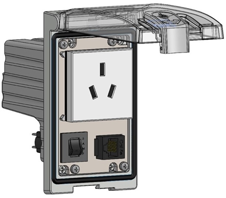 Mencom LP1-CH1-RJ45-R Low Profile Programming Interface