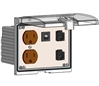 Mencom LP3-DP-2RJ45-R Low Profile Programming Interface