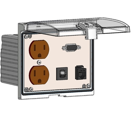 Mencom LP3-DP-DB9-PC9-RJ45-R Low Profile Programming Interface