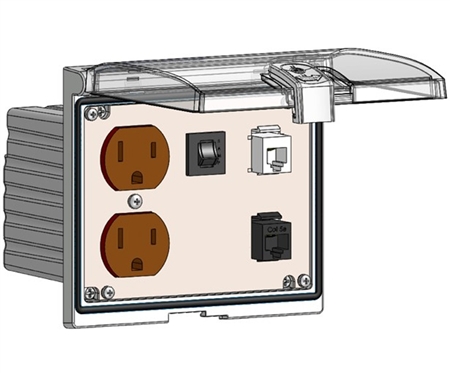 Mencom LP3-DP-RJ11-RJ45-R Low Profile Programming Interface