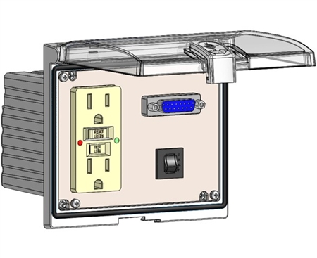 Mencom LP3-GF-DB15-R Low Profile Programming Interface