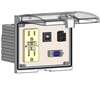 Mencom LP3-GF-DB9M-RJ45-R Low Profile Programming Interface