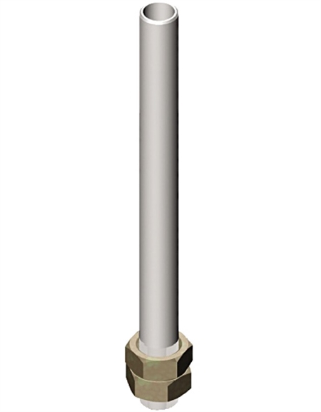 Menics Threaded Tower Light Pole, 20mm Diameter, 240mm