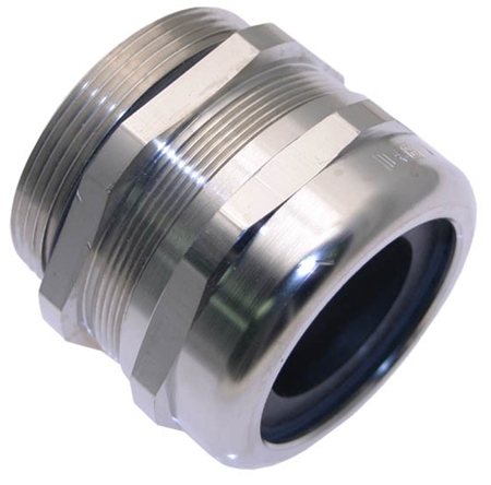 MCG-2.0 2" NPT Nickel Plated Brass Strain Relief Fitting