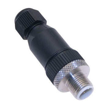 Mencom M12 4 Pole Plug - MDC-4MP-FW07