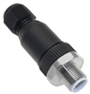 Mencom M12 4 Pole Plug - MDC-4MP-FW07-SS