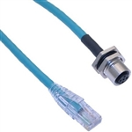 Mencom Ethernet Receptacle Female Straight / RJ45 Plug - MDE45-4FR-RJ45-BM