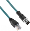 Mencom Ethernet Cordset Male Straight / RJ45 Plug - MDE45-4MP-RJ45-2M