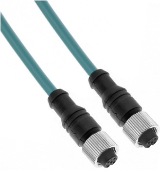 Mencom Ethernet Cordset Female Straight / Female Straight - MDE45-8FFP-5M