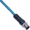 Mencom Ethernet Cordset Male Straight - MDE45-8MP-2M