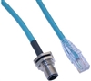 Mencom MDE45-8MR-RJ45-BM-1M Ethernet Receptacle Female Straight / RJ45 Plug