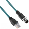 Mencom Ethernet Cordset Male Straight / RJ45 Plug - MDE45PB-4MP-RJ45-10M