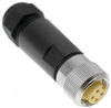 Mencom MIN Size I 4 Pin Female Hardwired Connector - MIN-4FP-FWX