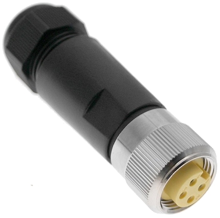 Mencom MIN Size I 6 Pin Female Hardwired Connector - MIN-6FP-FWX